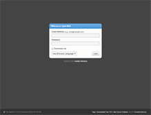Tablet Screenshot of openmail.net